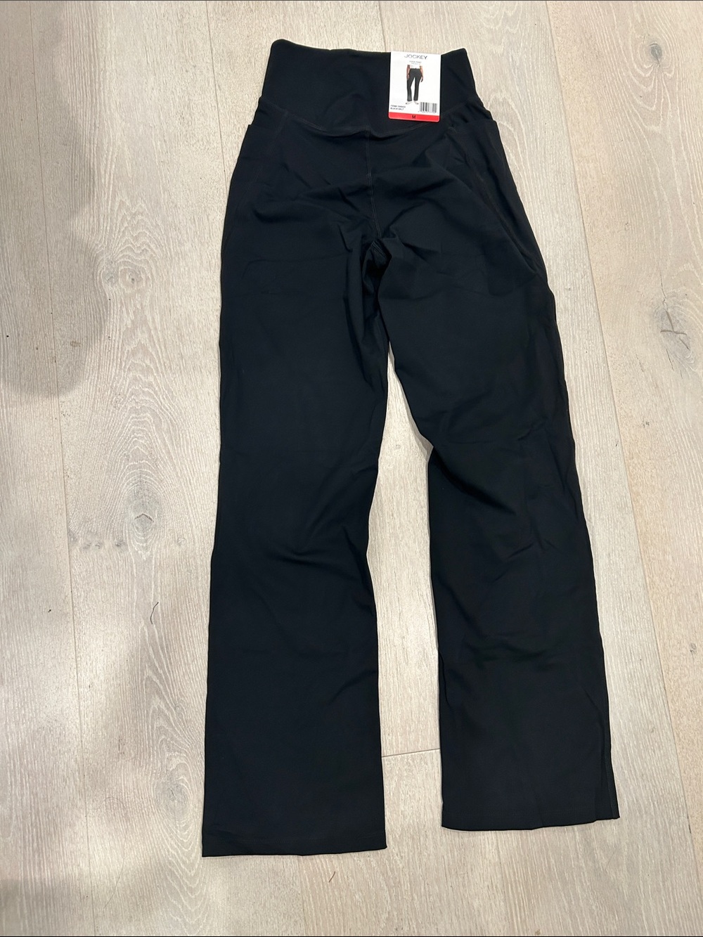 Jockey Black Slim Flare Women's Yoga Pants